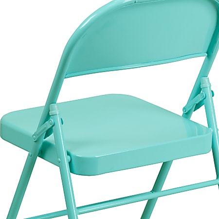 Flash Furniture HERCULES COLORBURST Metal Triple Braced Folding