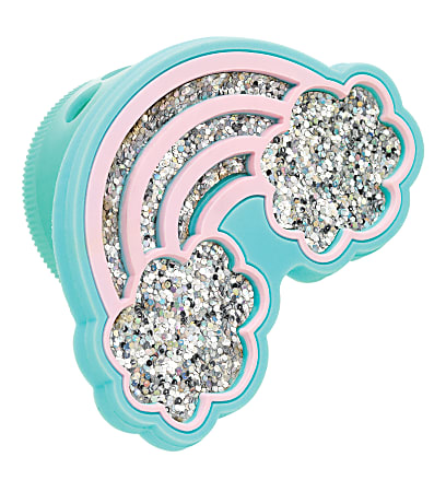 Office Depot® Brand Fun Shaped 2-Hole Manual Pencil Sharpener, Rainbow