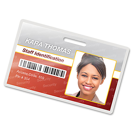 Fellowes Punched ID Card Glossy Thermal Laminating Pouches - Laminating Pouch/Sheet Size: 3.88 Fellowes Punched ID Card Glossy Thermal Laminating Pouches - Laminating Pouch/Sheet Size: 3.88