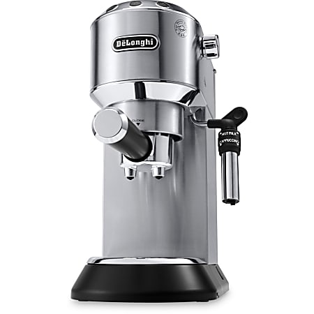 De'Longhi Dedica Deluxe 15-Bar 2-Cup Pump Espresso Machine With Rapid Cappuccino System, Stainless Steel