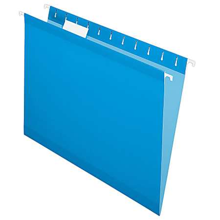 Pendaflex® Premium Reinforced Color Hanging File Folders, Letter Size, Blue, Pack Of 25 Folders