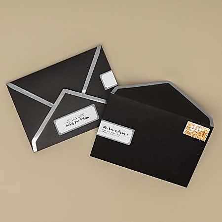 Avery 6530 Address Labels With Borders - Office Depot