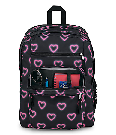 Black and pink jansport backpack discount