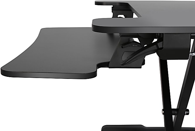 Standing Desk + Anti Fatigue Standing Mat Combo  Heavy Duty sit to stand  office desk. Supports up to 50 Lbs 32 Wide Sit Stand up Desk Converter