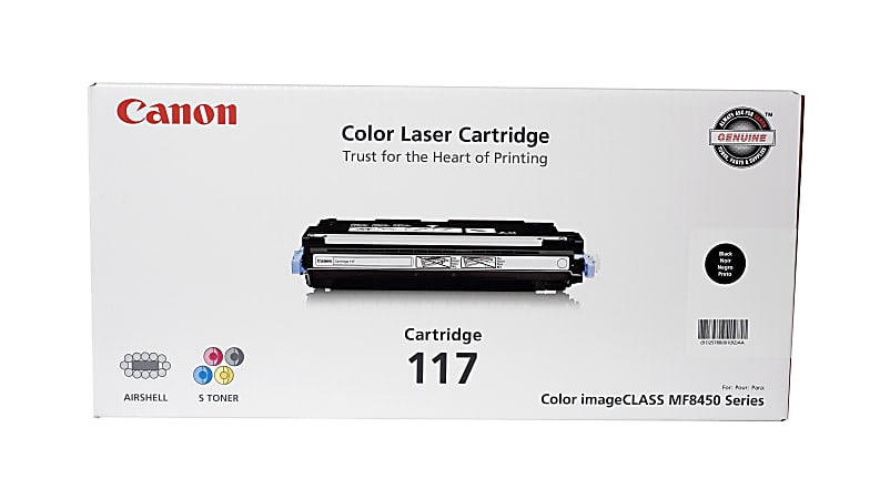 Canon® 117 Black Toner Cartridge, 2578B001