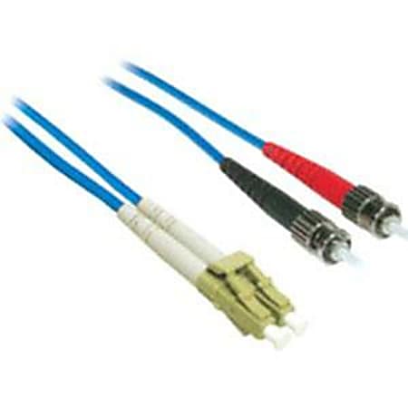 C2G 5m LC-ST 62.5/125 OM1 Duplex Multimode PVC Fiber Optic Cable - Blue - LC Male - ST Male - 16.4ft - Blue