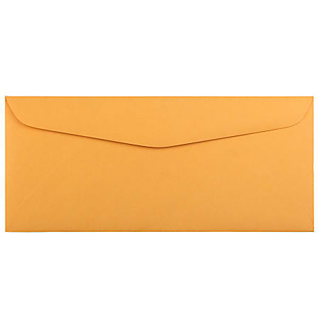 JAM Paper® Booklet Commercial-Flap Envelopes, #12, Gummed Seal, Brown Kraft, Pack Of 50 Envelopes