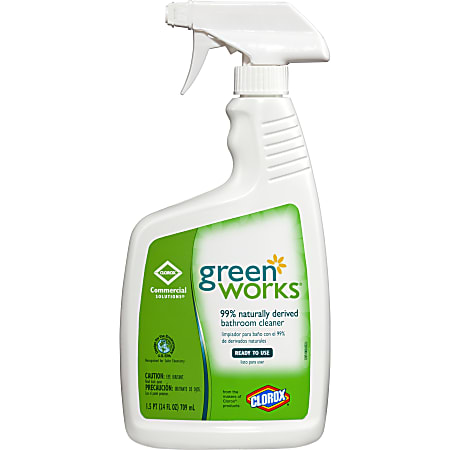Green Works® Natural Bathroom Cleaner, 24 Oz Bottle