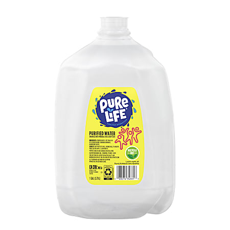 Nestlé Pure Life Purified Bottled Water, 1-Gallon Jug