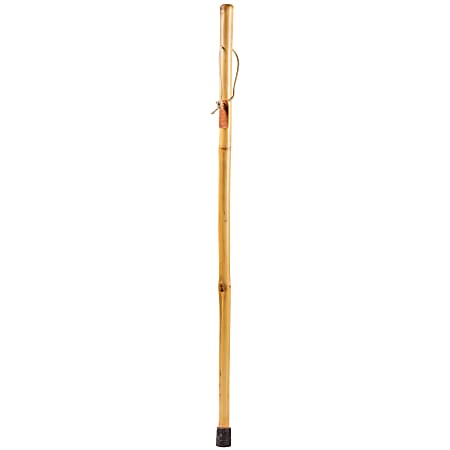 Brazos Walking Sticks™ Free Form Iron Bamboo Walking Stick, 55", Natural