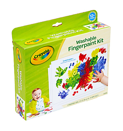 Crayola Spill Proof Washable Paint Kit Kit Of 52 Pieces - Office Depot