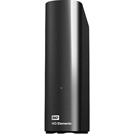 WD Elements™ 3TB Portable External Hard Drive, USB 3.0/2.0, Black, BWLG0030HBK-NESN