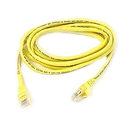 Belkin Cat. 5e Patch Cable - RJ-45 Male - RJ-45 Male - 50ft, A3L791B50YLWS
