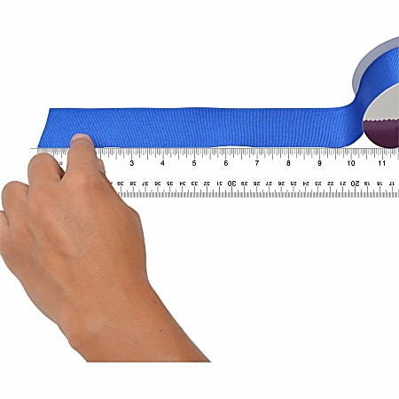 Acrylic Ruler, Blue - 3 x 18