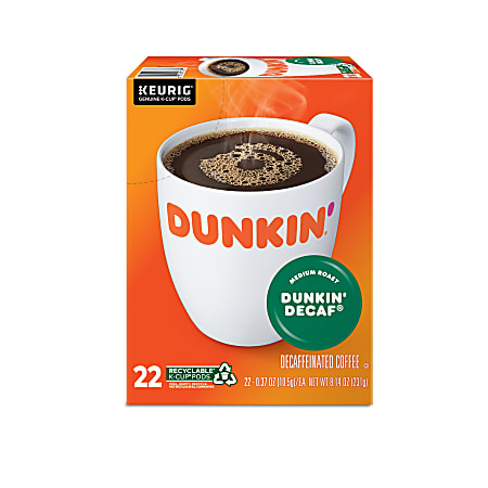 Dunkin donuts store decaf coffee