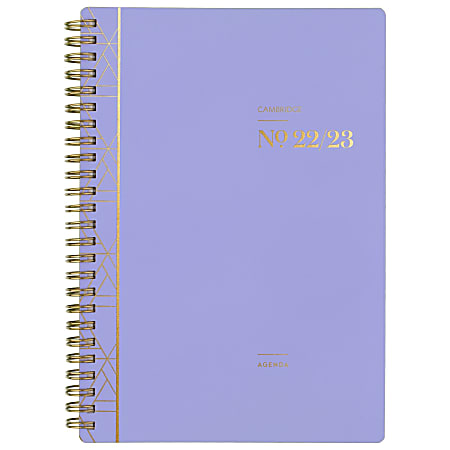 Cambridge® WorkStyle Focus Academic Weekly/Monthly Planner, Junior Size, July 2022 To June 2023, 1606-200A-19