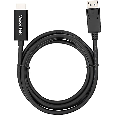 VisionTek DisplayPort to HDMI 2M Active Cable (M/M) - DisplayPort to HDMI Active Cable - 901214