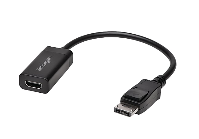 Kensington VP4000 4K Video Adapter - Adapter - DisplayPort male to HDMI female