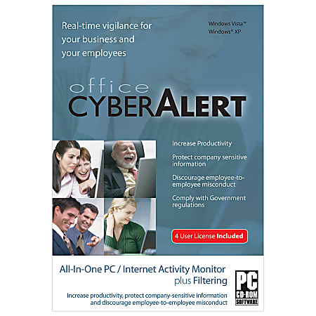 Office Cyber Alert, For 4 Users, Traditional Disc