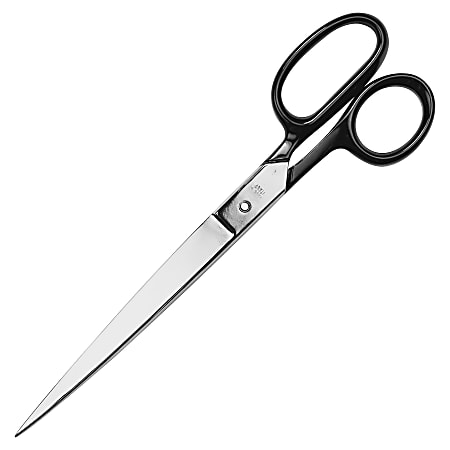 Westcott 9" Paper Hanger Shears - 4.50" Cutting Length - 9" Overall Length - Left/Right - Pointed Tip - Black - 1 Each