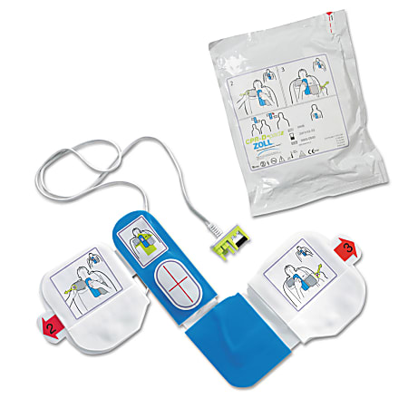Zoll CPR-D-Padz ZOL8900080001 Adult Electrodes Defibrillator Pads, 1” x ...