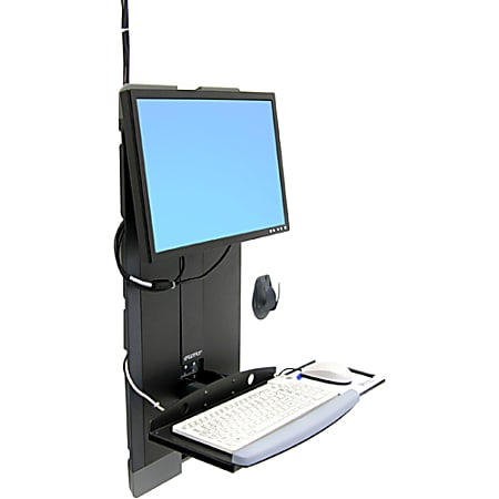Ergotron StyleView 60-593-195 Lift for Flat Panel Display - Black - 24" Screen Support - 30 lb Load Capacity - 60593195