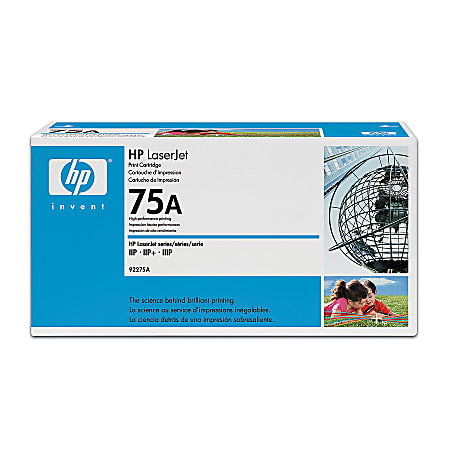 HP 75A, Black Toner Cartridge (92275A)