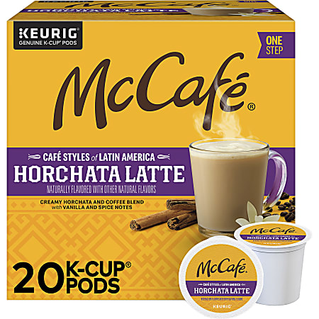 McCafe K-Cup Horchata Latte - Compatible with Keurig Brewer - Medium - 24 / Box McCafe K-Cup Horchata Latte - Compatible with Keurig Brewer - Medium - 24 / Box