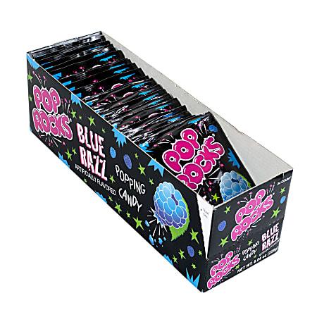 Pop Rocks, Blue Raspberry, Box Of 24 Packs