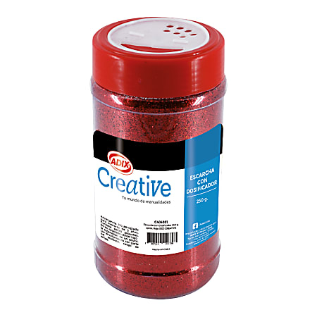 Creative Glitter, Red, Total Qty 1
