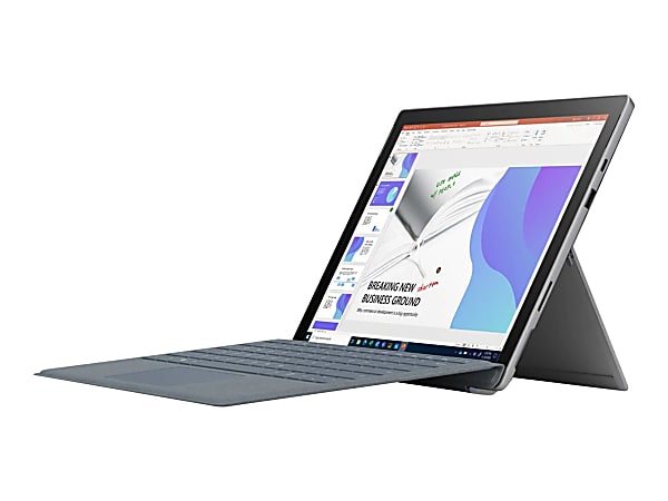 Microsoft Surface Pro 7+ Tablet - 12.3" - Intel Core i3 11th Gen i3-1115G4 Dual-core 3 GHz - 8 GB RAM - 128 GB SSD - Windows 10 Pro - Platinum  - 2736 x 1824  - 5 Megapixel Front Camera - 15 Hour Maximum Battery