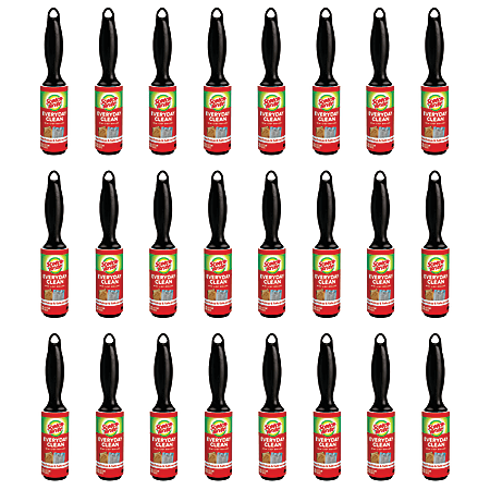 Scotch-Brite™ Everyday Clean Mini Lint Roller, 30 Sheets/Roll, 24/Carton