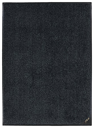 M+A Matting Plush™ Floor Mat, 3' x 5', Slate Gray