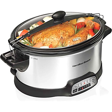 Hamilton Beach Programmable Stay or Go 6 Quart Slow Cooker - 1.50 gal