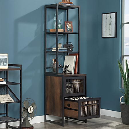 Sauder Briarbrook File Cabinet With Bookcase Tower - Thumbnail 3