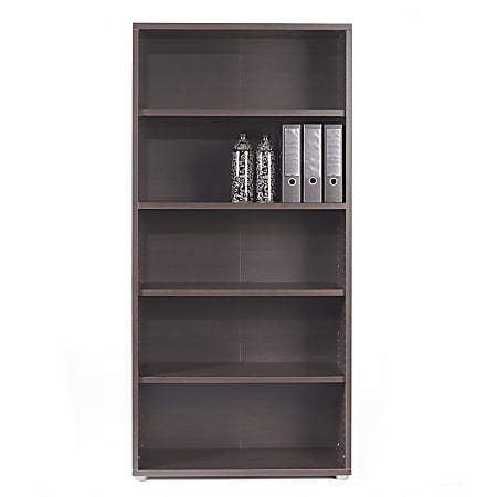 Tvilum-Scanbirk Prima 5-Shelf Bookcase, Coffee
