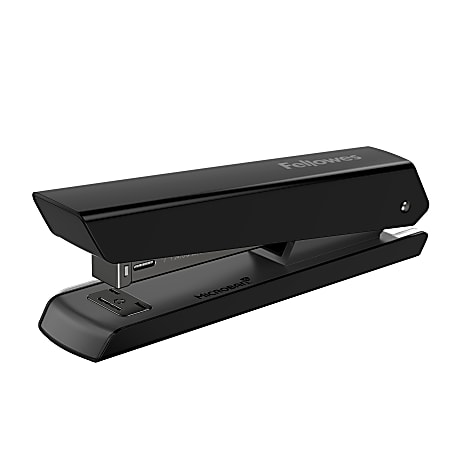 Fellowes® LX820 Classic Full-Size Desktop Stapler with Anti-microbial Technology, 25-Sheet Capacity, Black