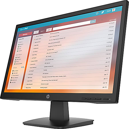 HP P22v G4 21.5" Full HD LED LCD Monitor - 16:9 - Black - 22" Class - Twisted nematic (TN) - 1920 x 1080 - 250 Nit Typical - 5 ms - 60 Hz Refresh Rate - HDMI - VGA