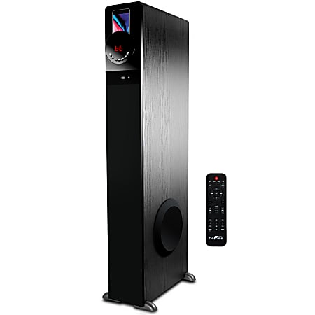 BeFree Sound Bluetooth® Tower Speaker, 39-1/2"H x 5-1/2"W x 13-1/2"D, Black, 99595896M