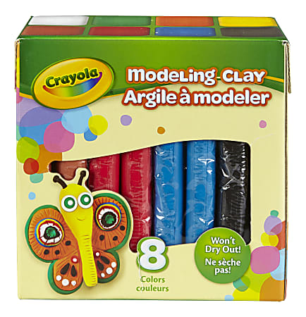 Crayola Air Dry Clay, 2.5lb Buckets, Assorted, Pack of 4