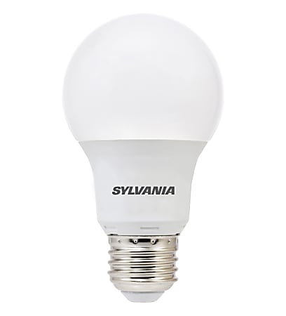 Sylvania A19 450 Lumens LED Bulbs, 6 Watt, 5000 Kelvin/Daylight, Pack Of 6 Bulbs