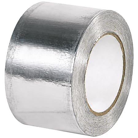 Partners Brand Packaging Industrial Aluminum Foil Tape, 3" Core, 3" x 60 Yd., Silver