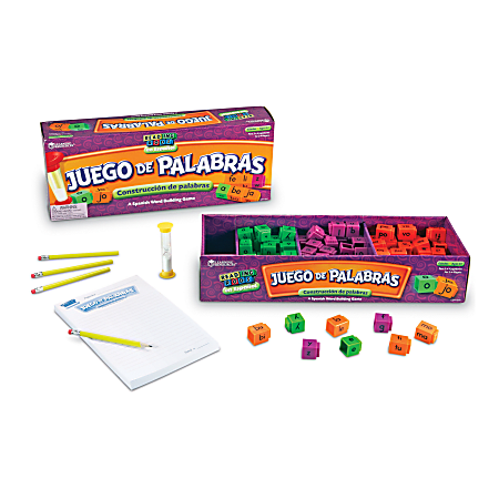 Learning Resources® Juego de Palabras Spanish Reading Rods® Word Game
