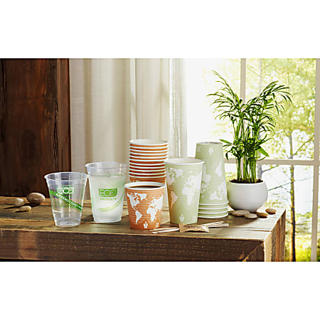 Eco Products World Art Hot Cups 12 Oz Pack Of 50 - Office Depot