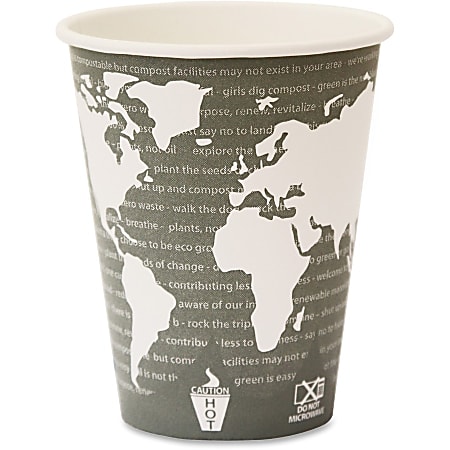 Eco Products World Art Hot Cups 12 Oz Pack Of 50 - Office Depot