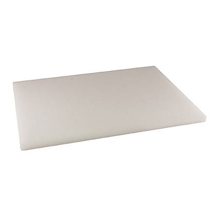Winco Polyethylene Cutting Board, 3/4"H x 18"W x 24"D, White
