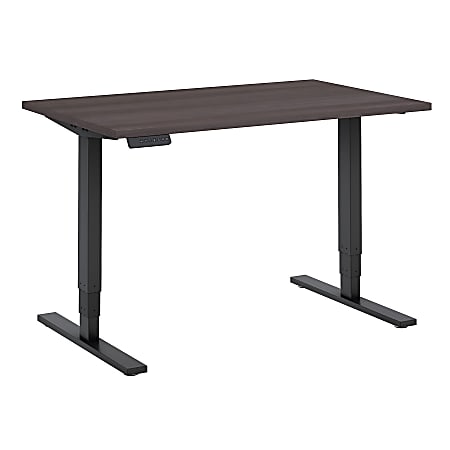 Bush Business Furniture Move 80 Series Electric 48"W x 30"D Height Adjustable Standing Desk, Storm Gray/Black Base, Standard Delivery
