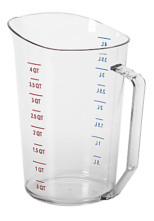 Cambro Camwear Measuring Cup, 128 Oz, Clear