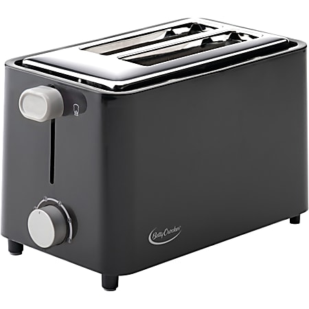 Betty Crocker BC-2605CB 2-Slice Toaster - Black - Toast, Bagel - Black