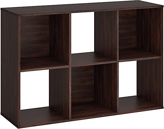 Sauder® Select 36”H 6-Cube Storage Bookcase, Cinnamon Cherry